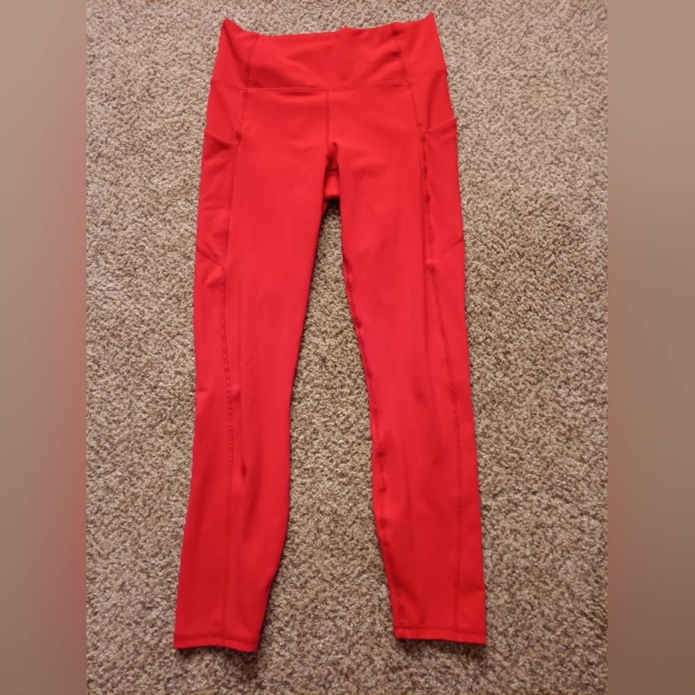 Pureluxe Pocket Leggings in Red by Fabletics